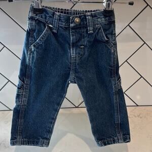 Wrangler dark wash carpenter jeans western casual sz 12 months